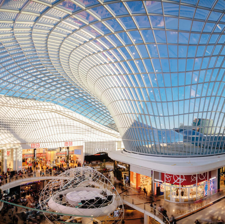 Curved Glass Roof