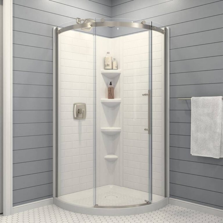 Curved Shower Glass